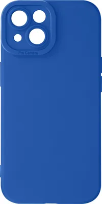 Immagine prodotto di Avizar, Custodia in silicone SoftGlow per Apple iPhone 13, fotocamera protetta, blu