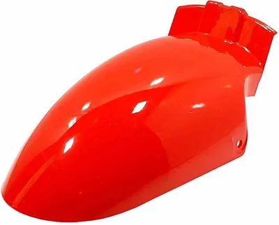 Immagine prodotto di Parafango anteriore in plastica - Parte posteriore Carave rosso