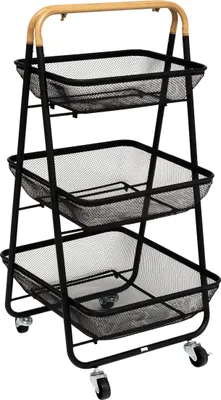 Produktbild von Rollcontainer "mayaj" 3 ebenen schwarz - 5 five simply smart
