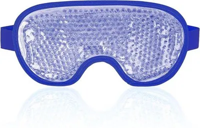 Produktbild von Famanu Kühlendes Augenmaske für Migräne und gesunde Augen - Gel Augenmaske gegen Kopfschmerzen und Schwellungen