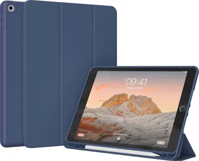 Immagine prodotto di iPad 8 2020 10,2 pollici, iPad 7 2019 10,2 pollici, iPad 9 2021 10,2 pollici Hülle: Libreria intelligente in silicone Accezz