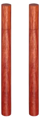 Holz-Räucherstäbchenhalter, 2 Stück, 24,5 x 1,9 cm, kompakt