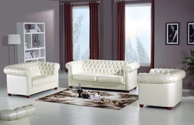 Produktbild von Edle Designer Polster Couch Luxus Chesterfield Sitz Garnituren Sofas Couchen 388