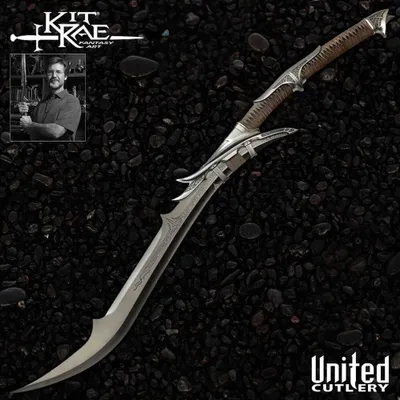 Produktbild von Kit Rae Swords of the Ancients Replik 1/1 Mithrodin: Dark Edition Fantasy Sword