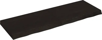 Obrázok produktu pre vidaXL Vanity top tmavohnedý 120x40x(2-6)cm masívne drevo