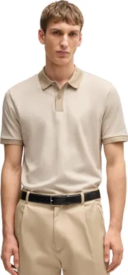 Produktbild von Hugo Boss Black H-Parlay Kurzarm-Poloshirt beige