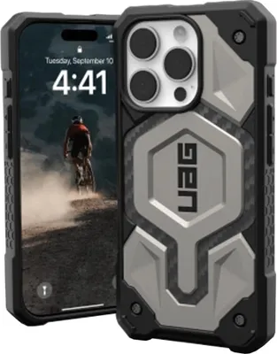 Image de Uag Monarch Pro Case avec Magsafe pour Iphone 16 Pro - Titanium