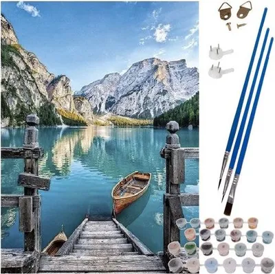 Obrázok produktu pre Maaleo 22785 Maľovanie podľa čísel - Horská krajina 40 x 50 cm
