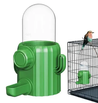 Produktbild von Famanu Wasserdispenser für Vögel - Automatischer Trinker - Hygienisch sauberes Wasser - 15 x 12 x 8 cm