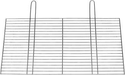 Produktbild von Grillrost 55 x 34 cm - für offene Kamine
