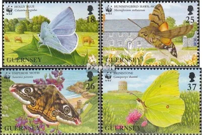 Produktbild von Briefmarken GB - Guernsey 1997 Mi 729-732 (kompl.Ausg.) postfrisch Naturschutz