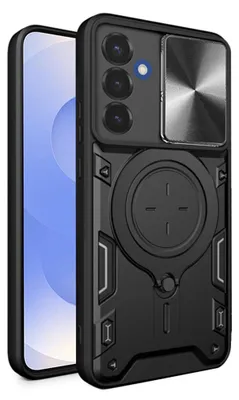Zdjęcie produktu dla Techsuit CamGuard Pro etui na Samsung Galaxy S25 – czarne