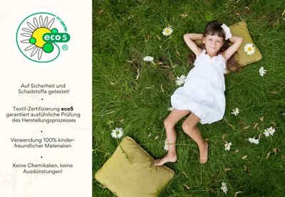 Produktbild von Kindermatratze »AERO PLUS mit Ventilationsstreifen « 10 cm hoch, Babymatratze 60x120 I 70x140 I 80x160 I 80x180 I 90x200 Matratze für Babybett oder Kinderbett 120x60