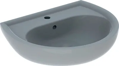 Produktbild von Geberit Waschtisch RENOVA mit Hahnloch, mit Überlauf 600 x 490 mm manhattan