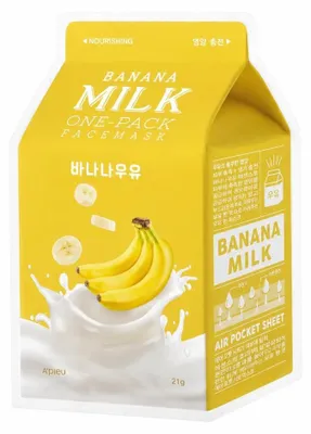 Imagen del producto de A'Pieu, Mascarilla facial iluminadora y nutritiva con extracto de plátano, 20 g