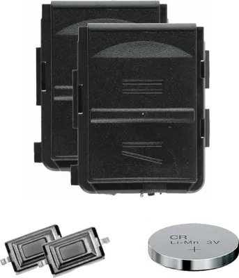 Produktbild von Reparatur Set Tastenfeld + Batterie + Mikrotaster kompatibel mit OPEL Corsa C Combo Meriva