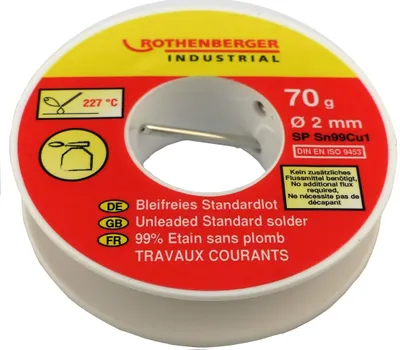 Produktbild von ROTHENBERGER Industrial Bleifreies Standardlot 70g - 1000002354