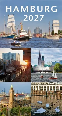 Image de HAMBOURG 2027. Calendrier de bureau trimestriel