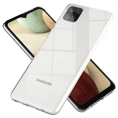 Zdjęcie produktu dla Etui NALIA „GLAZE” do Samsunga Galaxy A12 – przezroczyste etui ochronne z TPU, zapobiegające żółknięciu, smukłe i lekkie – przezroczyste etui na telefon