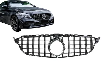 Produktbild von Frontgrill für Mercedes C-Klasse W205 S205 A205 C205 Facelift 03.18-20 Schwarz