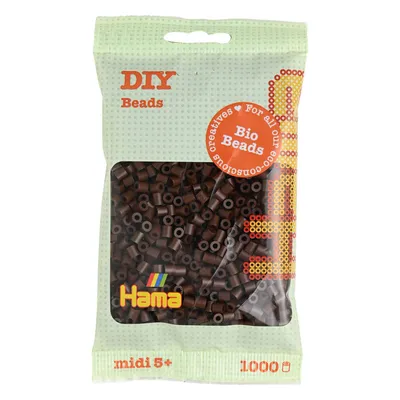 Obrázok produktu pre Hama zažehľovacie korálky 190-12 Hama zažehľovacie korálky organic midi, hnedé, v sáčku