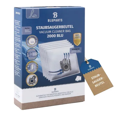 Produktbild von easyPART wie 10090406 Constructa Filterbeutel wie BOSCH 17003048 Typ G ALL BBZ41FGALL für Bodenstaubsauger 5Stk + Vorfilter
