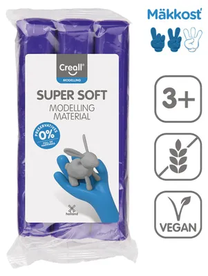 Produktbild von Knetmasse Creall Super Soft 500 g - Violett