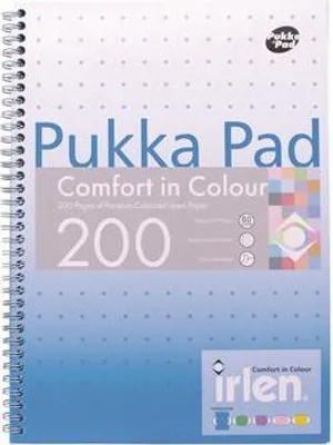 Produktbild von Spiralnotizbuch "Irlen Jotta Türkis", A4, liniert, 100 Blatt, PUKKA PAD IRLJOTA4(TURQ)