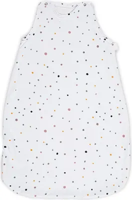 Produktbild von Lorelli Baby-Sommerschlafsack Summer, Lnge 80 cm, Breite 42 cm, 100% Baumwolle weiss gepunktet