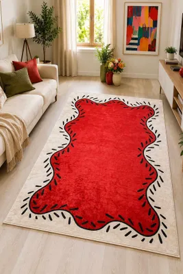 Produktbild von Conceptum Hypnose, Hochwertiger Teppich 160x230 cm, 100% Polyester, rutschfest, waschbar