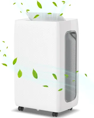 Image de Déshumidificateur d'air Jayseuw 26L/jour avec réservoir WIFI 4.3L, minuterie de 24 heures Déshumidificateur d'air de construction Purificateur d'air - amovible