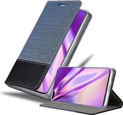 Produktbild von Cadorabo Hülle für Huawei P40 Schutzhülle in Blau Handy Hülle Etui Book Case Cover