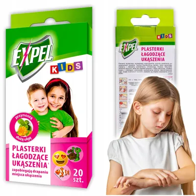 Produktbild von EXPEL Kids – Pflaster zur Linderung von Insektenstichen, 20 Stück