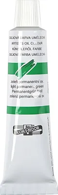 Produktbild von KOH Ölmalfarbe Mánes 16 ml Tube permanent green light