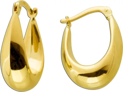 Produktbild von Creolen Ohrringe Gelbgold 333 8K 21mm Klapp Scharnier