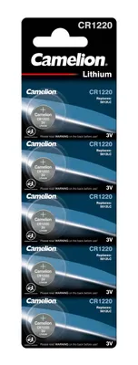Produktbild von Camelion CR1220 Lithium 3V - 5 Batterien