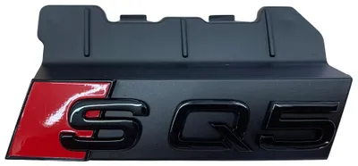 Original Audi SQ5 Q5 8R FY Kühlergrill Schriftzug Emblem Logo in Schwarz Black in der Farbe Schwarz von Volkswagen AG