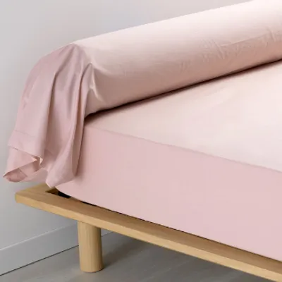 Produktbild von Rosa Perkal-Nackenrolle, 85 x 185 cm
