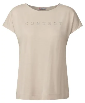 Produktbild von Street One LTD QR silk look shirt w.stone coastal beige 38