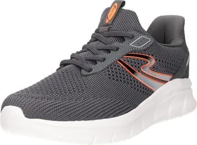 Produktbild von Sneakers Herren-Sneaker Grau-Weiß-Orange, Farbe:grau, EU Größe:45