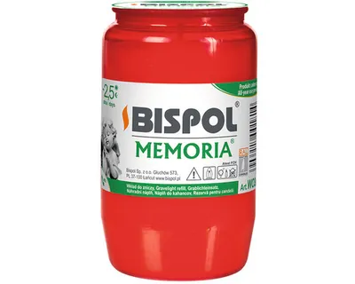 Obrázek produktu pro Náplň do hřbitovní lampy MEMORIA olejová 155g d5,5x10cm