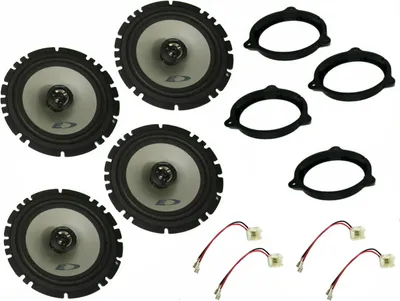 Produktbild von Alpine Lautsprecher Set für Nissan Qashqai J10 Bj 07-22 Tür vorn hinten 240 Watt