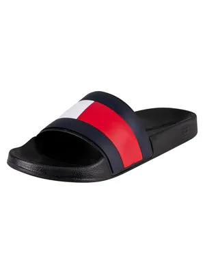 Produktbild von Tommy Hilfiger Flag Pool Slide FM0FM04263BDS (40/black)