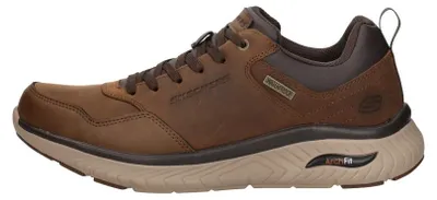 Productafbeelding van Skechers Arch Fit Crosser - Ronaldo Veterschoenen Laag - donkerbruin - Maat 44
