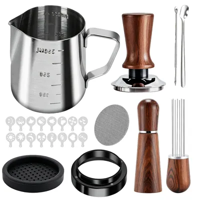 Produktbild von 24-teiliges Barista-Set – Inklusive Tamper und Zubehör