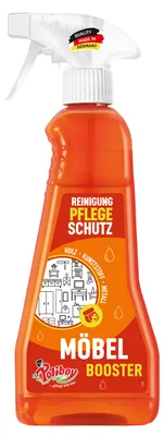Produktbild von Poliboy Möbel Booster - 375ml - entfernt Schmutz und Staub auf Holz-, Kunststoff- und Metallmöbeln - 1900101