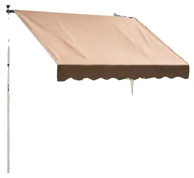 Immagine prodotto di Tende da sole, materiale HDPE, larghezza 400 cm, altezza regolabile, inclinazione regolabile, protezione UV