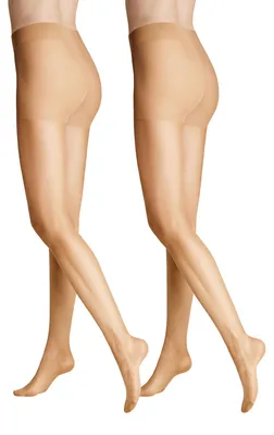 Produktbild von Hudson Damen Strumpfhose Lilly Lafina 15 2-Pack transparent matt 15 DEN Skin 42-