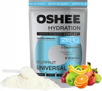 Obrázok produktu pre OSHEE Napój nawadniający w proszku Hydration Zero Sugar Multifruit 630 g