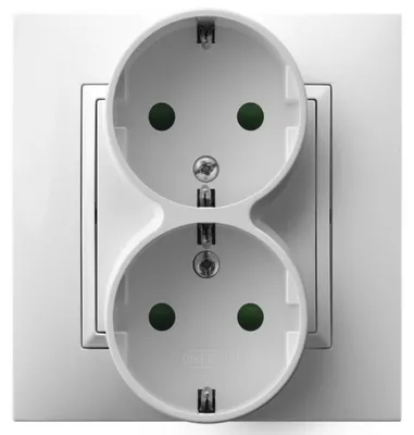 Produktbild von Ospel GP-2US/00, Weiß, IP20, 16 A, 82 mm, 48 mm, 88 mm